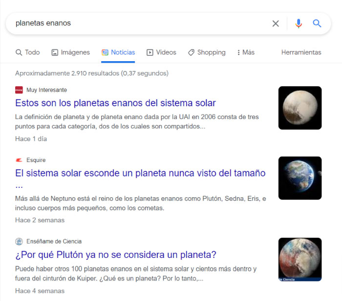 tiron planetas